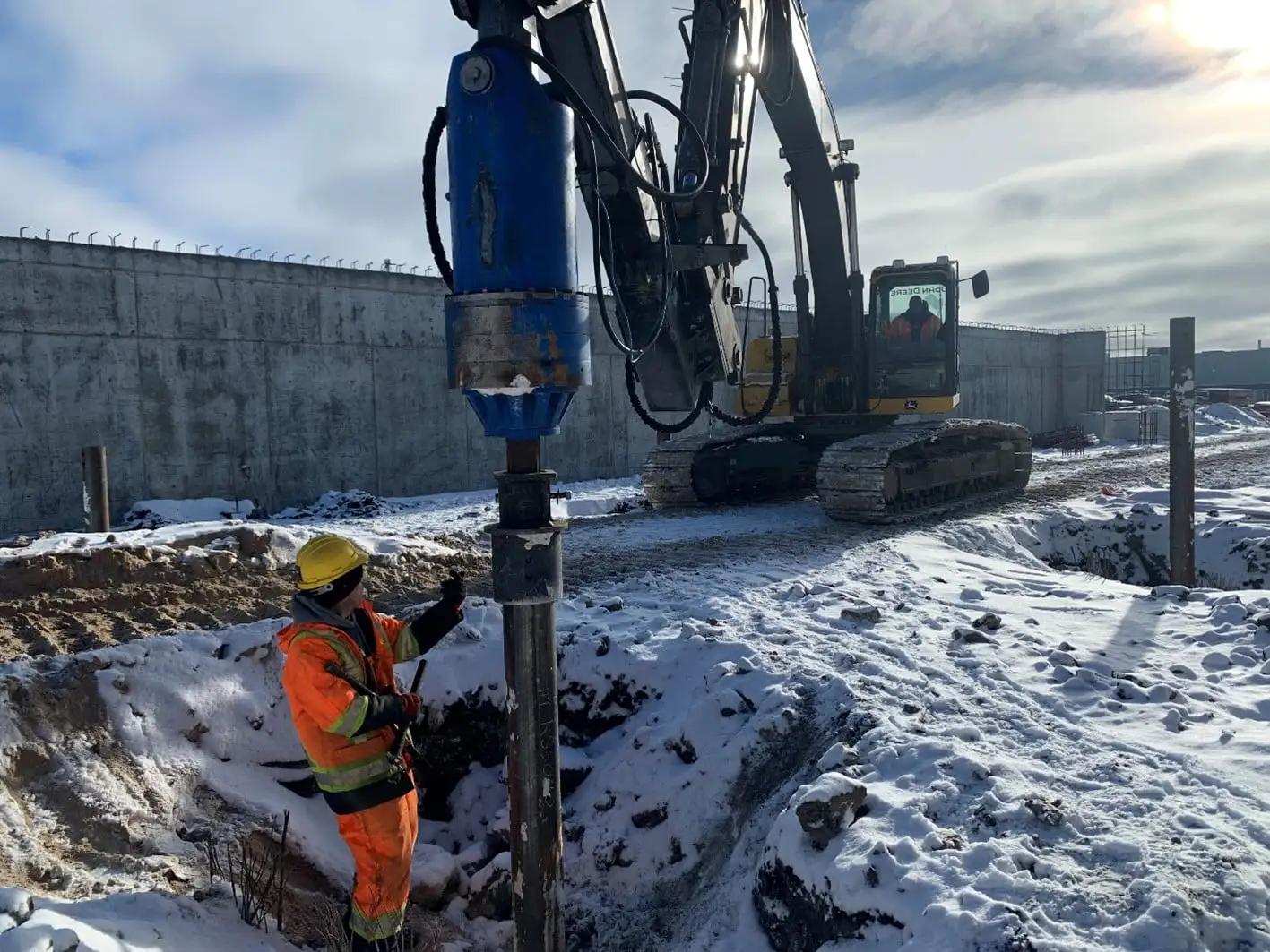 professional helical piles installation in niagara falls