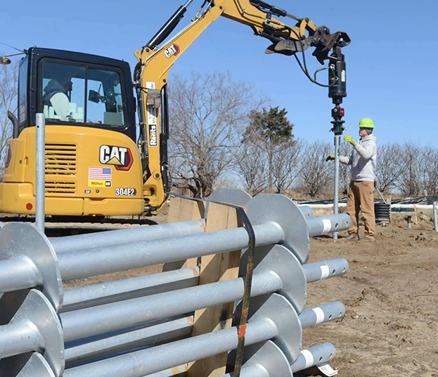 helical pile foundations in welland